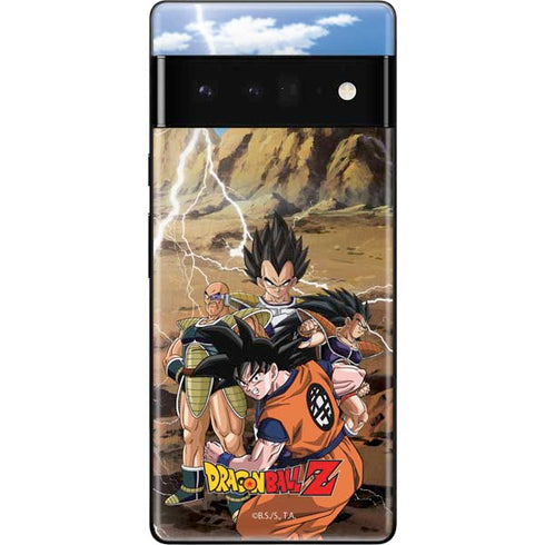 Dragon Ball Z Goku Versus Saiyans Google Pixel 6 Pro Skin